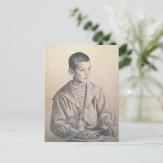 Dmitri Dmitrievich Shostakovich als Kind Postkarte (Stehend Vorderseite)