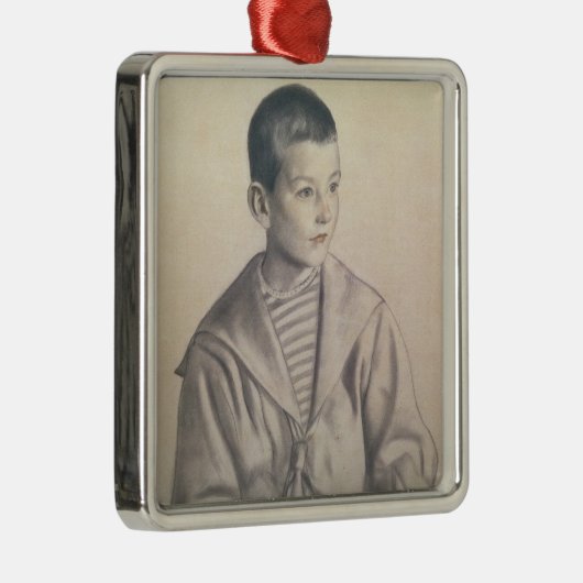 Dmitri Dmitrievich Shostakovich als Kind Silbernes Ornament (Rechts)