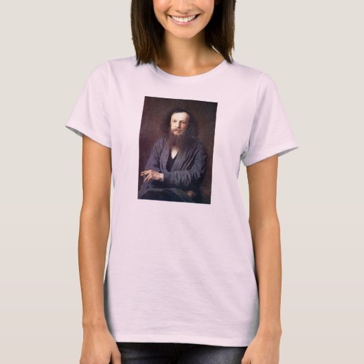 Dmitri Ivanovich Mendeleev durch Iwan Kramskoy T-Shirt (Vorderseite)