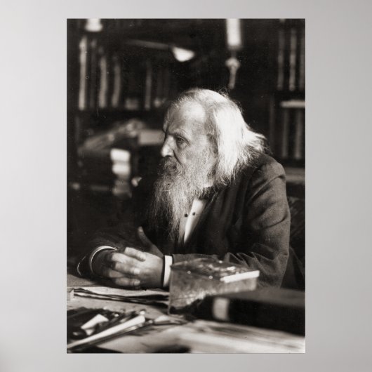 Dmitri Ivanovich Mendeleev Portrait Poster (Vorne)