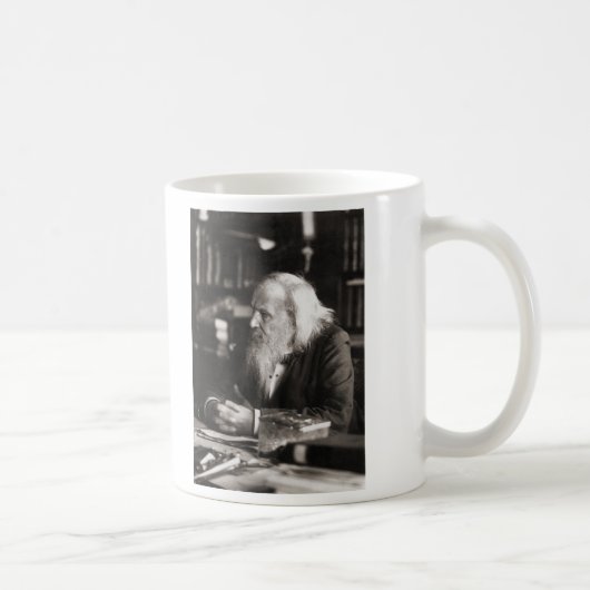 Dmitri Ivanovich Mendeleev Porträt Kaffeetasse (Rechts)