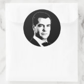 Dmitri Medwedew Runder Aufkleber (Tasche)