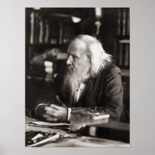 Dmitri Mendelejew Poster