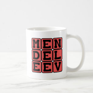 Dmitri Mendelejew, russischer Chemist Kaffeetasse