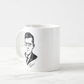 Dmitri Schustakowitsch Kaffeetasse (Vorderseite Links)