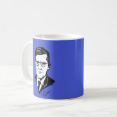 Dmitri Shostakovich Kaffeetasse (Vorderseite Links)