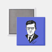 Dmitri Shostakovich Magnet (Vorderseite/Rückseite)