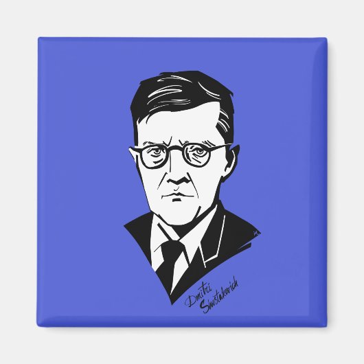 Dmitri Shostakovich Magnet (Vorne)