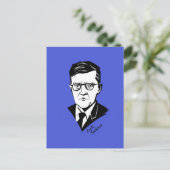 Dmitri Shostakovich Postkarte (Stehend Vorderseite)