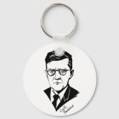 Dmitri Shostakovich Schlüsselanhänger (Vorderseite)
