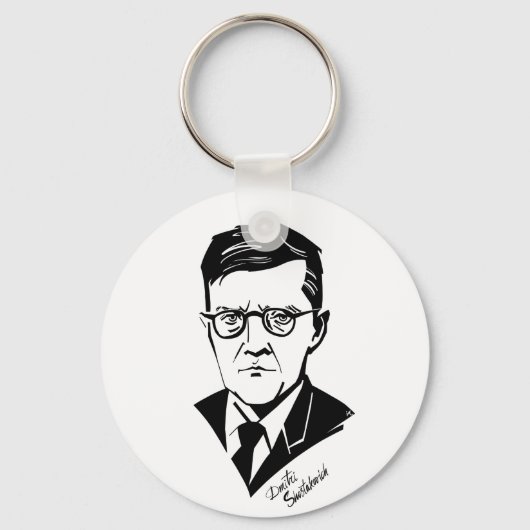 Dmitri Shostakovich Schlüsselanhänger (Vorderseite)