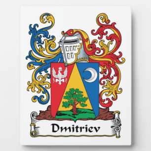 Dmitriev Familienwappen Fotoplatte