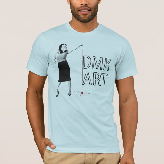 DMK KUNSTzebra-T-SHIRT T-Shirt (Vorderseite)