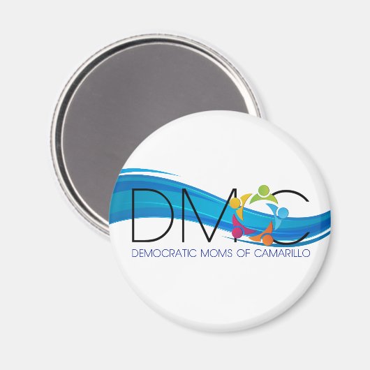 DMOC Logo Circle Magnet (Vorderseite/Rückseite)