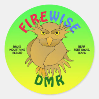 DMR. Firewise Owl Aufkleber und mehr (grün)
