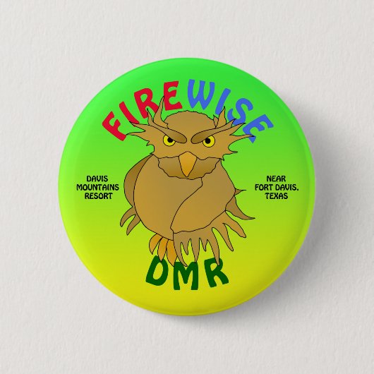 DMR. Firewise Owl Buttons & more (grün) (Vorderseite)