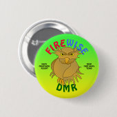DMR. Firewise Owl Buttons & more (grün) (Vorne & Hinten)