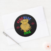 DMR. Firewise Owl Stickers & more (schwarz) (Umschlag)