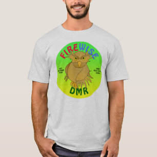 DMR. Firewise Owl T - Shirt (grüner Hintergrund)