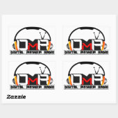 DMR-Rechteck-Aufkleber Rechteckiger Aufkleber (Blatt)