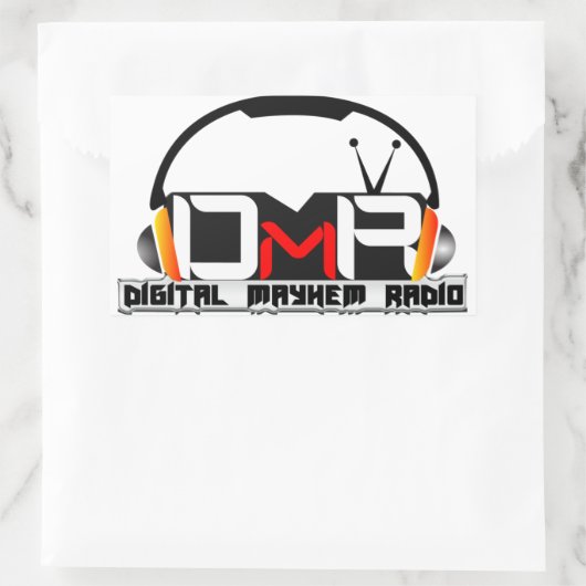 DMR-Rechteck-Aufkleber Rechteckiger Aufkleber (Tasche)