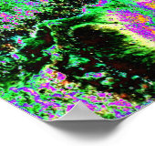 "DMT 2" Abstrakte psychedelische Kunst Poster (Ecke)