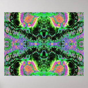 "DMT 2" Abstrakte psychedelische Kunst Poster