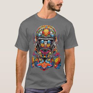 DMT Art Psychedelic Spaceman 4 T-Shirt