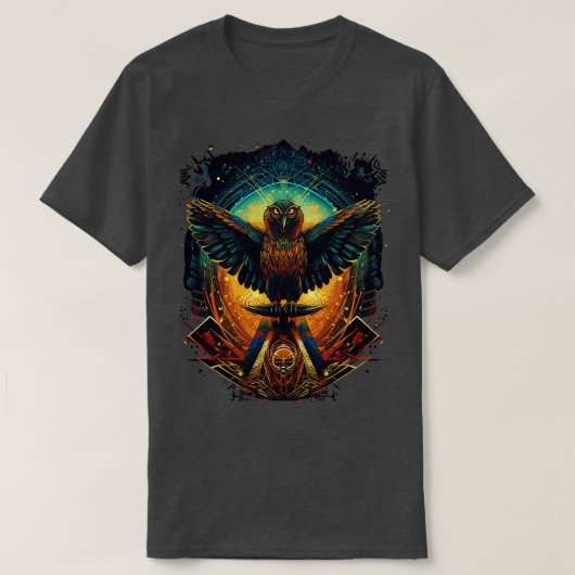 DMT Art Shamanic Eagle T-Shirt (Design vorne)