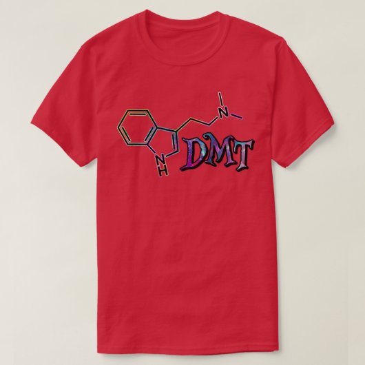 DMT das Spiralmolekül T-Shirt (Design vorne)