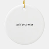 DMT Dimethyltryptamin Molecule Chemie Cool Keramikornament (Hinten)