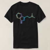 DMT-Molekül für psychedelische Kunstliebhaber T-Shirt (Design vorne)