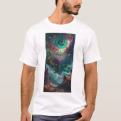 DMT Portal Trippy Psychedelic T - Shirt (Vorderseite)