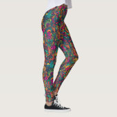 DMT Psychedelische Leggings [Doodle My Texture] (Rechts)