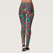 DMT Psychedelische Leggings [Doodle My Texture] (Rückseite)