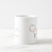 DMT-Regenbogen Kaffeetasse (Mittel)