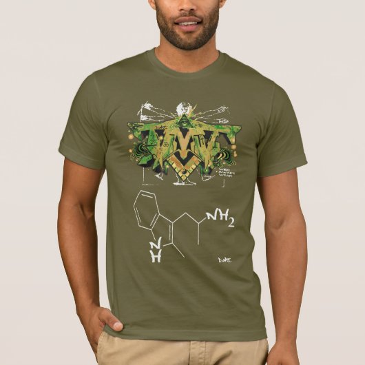 DMT-STRUKTUR - DMT-ANGELEGENHEITEN-GRAFFITI T-Shirt (Vorderseite)