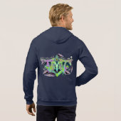 DMT-UFO DES FREIMAURER-FREIMAURERILLUMINATI DER HOODIE (Schwarz voll)