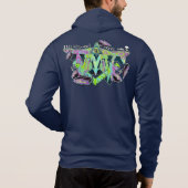 DMT-UFO DES FREIMAURER-FREIMAURERILLUMINATI DER HOODIE (Rückseite)