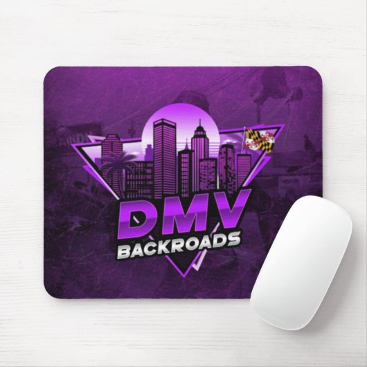 DMV Backroads Background Mouse Pad Mousepad (Mit Mouse)