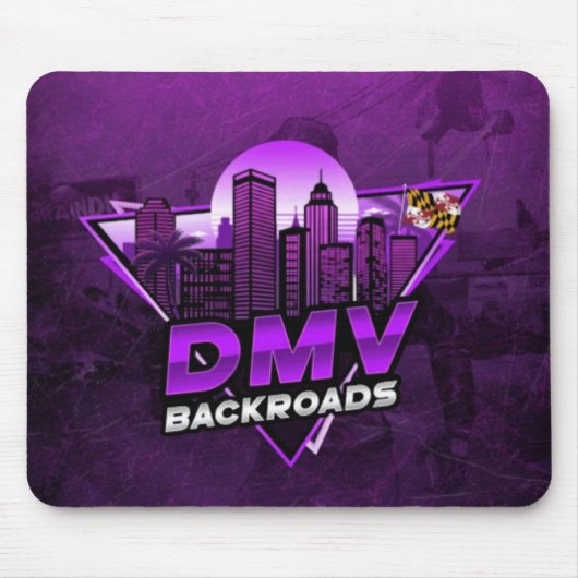 DMV Backroads Background Mouse Pad Mousepad (Vorne)