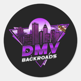 DMV Backroads Logo Aufkleber
