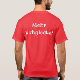 DMV Mehr Kuhglocke Shirt-Dunkelheit T-Shirt