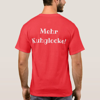 DMV Mehr Kuhglocke Shirt-Dunkelheit T-Shirt