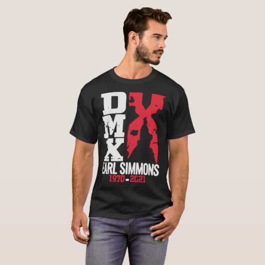 DMX Rapper Earl SimmonsDark Man X Ruff Ryders [HiS T-Shirt (Vorne ganz)