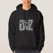 DMZ (in Schwarz#2) Hoodie (Vorderseite)