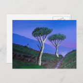 DMZ Korea Military Watchtower Stream Mountains Postkarte (Vorne/Hinten)