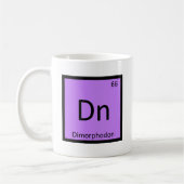 Dn - Dimorphodon Dinosaur Chemie-Symbol Kaffeetasse (Links)