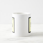 Dn - Dinner Chemistry Periodic Table Symbol Kaffeetasse (Mittel)