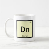 Dn - Dinner Chemistry Periodic Table Symbol Kaffeetasse (Links)